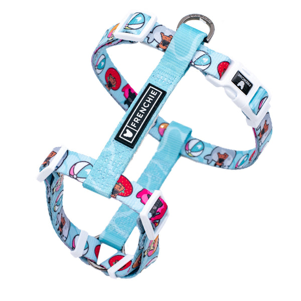 Frenchie Strap Dog Harness - Pool Party