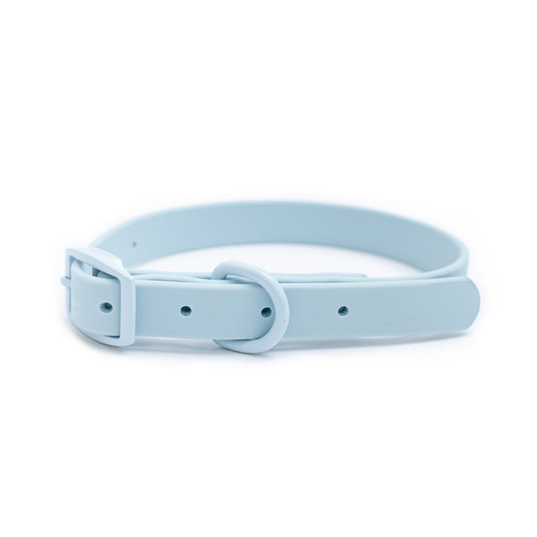 Frenchie Waterproof Dog Collar - Ocean Blue