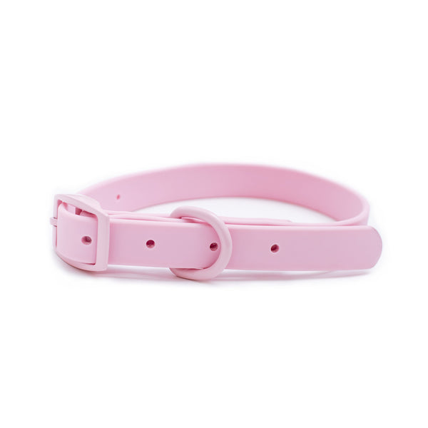 Frenchie Waterproof Dog Collar - Pink Bubblegum