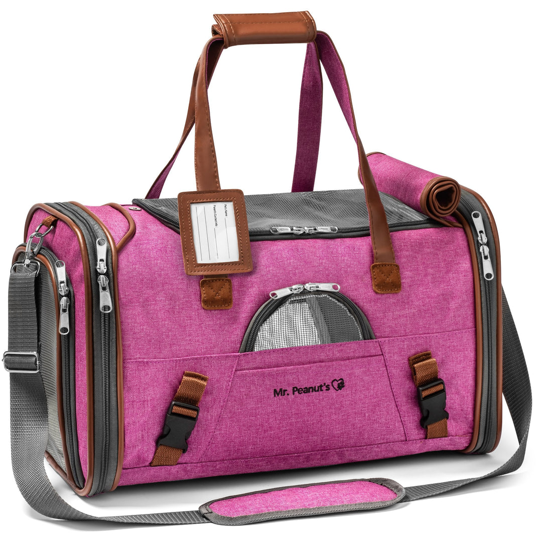 Gold Series Airline Compliant Dog Carrier Bag – Pet Carriers by Mr. Peanut's Pet Carriers