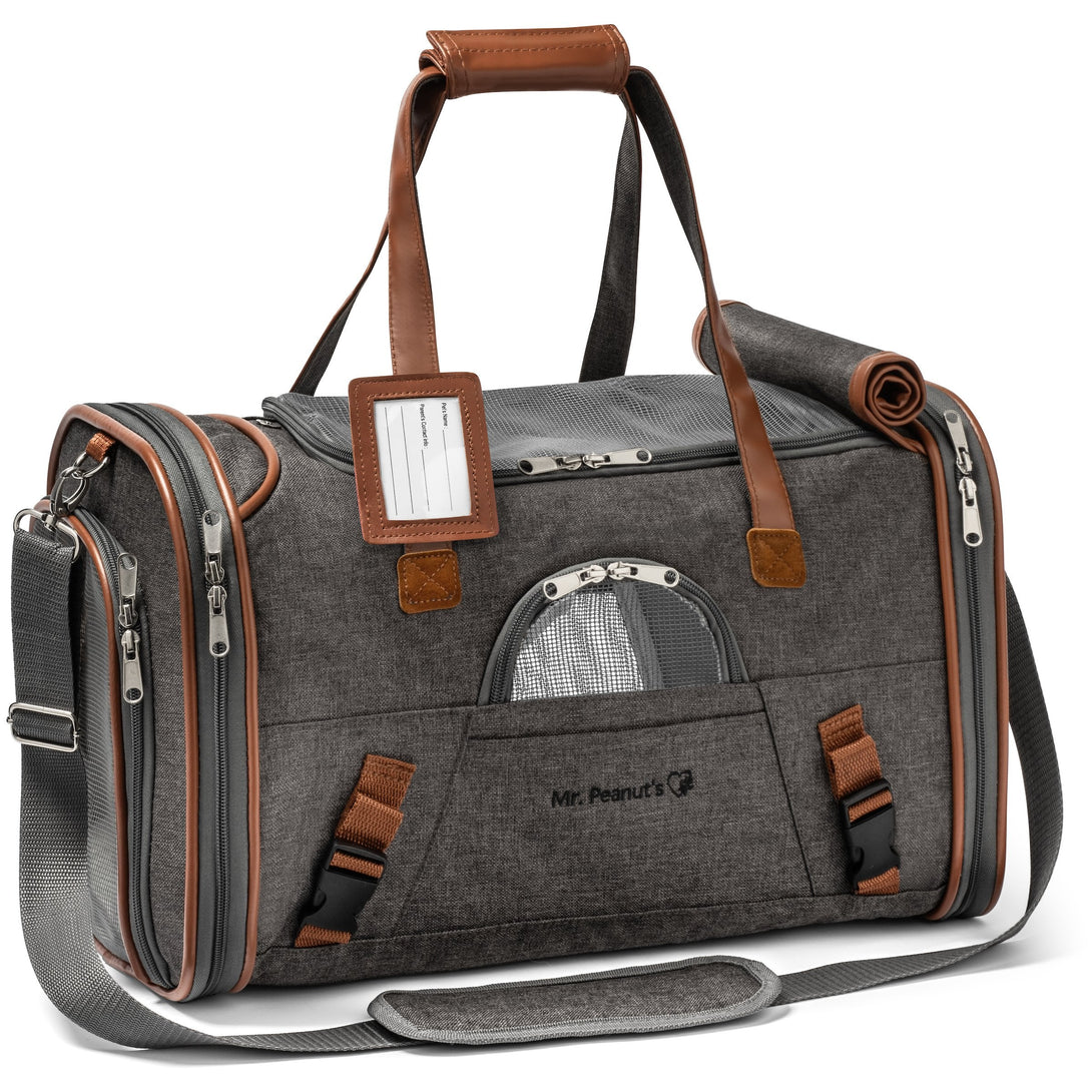 Gold Series Airline Compliant Dog Carrier Bag – Pet Carriers by Mr. Peanut's Pet Carriers