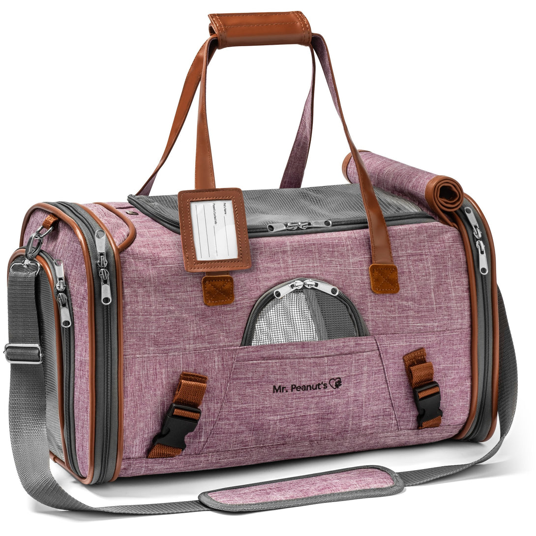 Gold Series Airline Compliant Dog Carrier Bag – Pet Carriers by Mr. Peanut's Pet Carriers