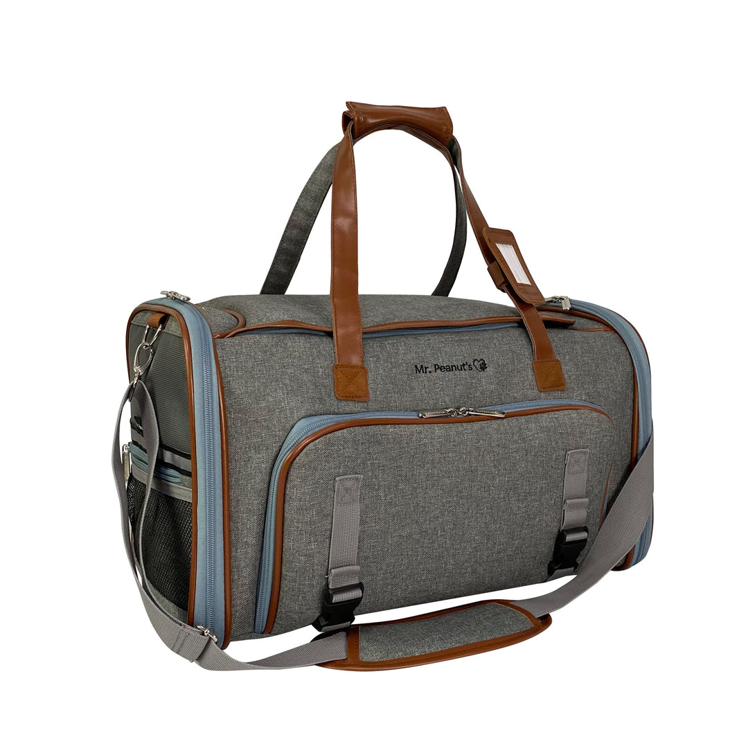 Gold Series Big Apple XL Size Airline Compliant Double Expandable Dog Carrier Bag – Pet Carriers by Mr. Peanut's Pet Carriers