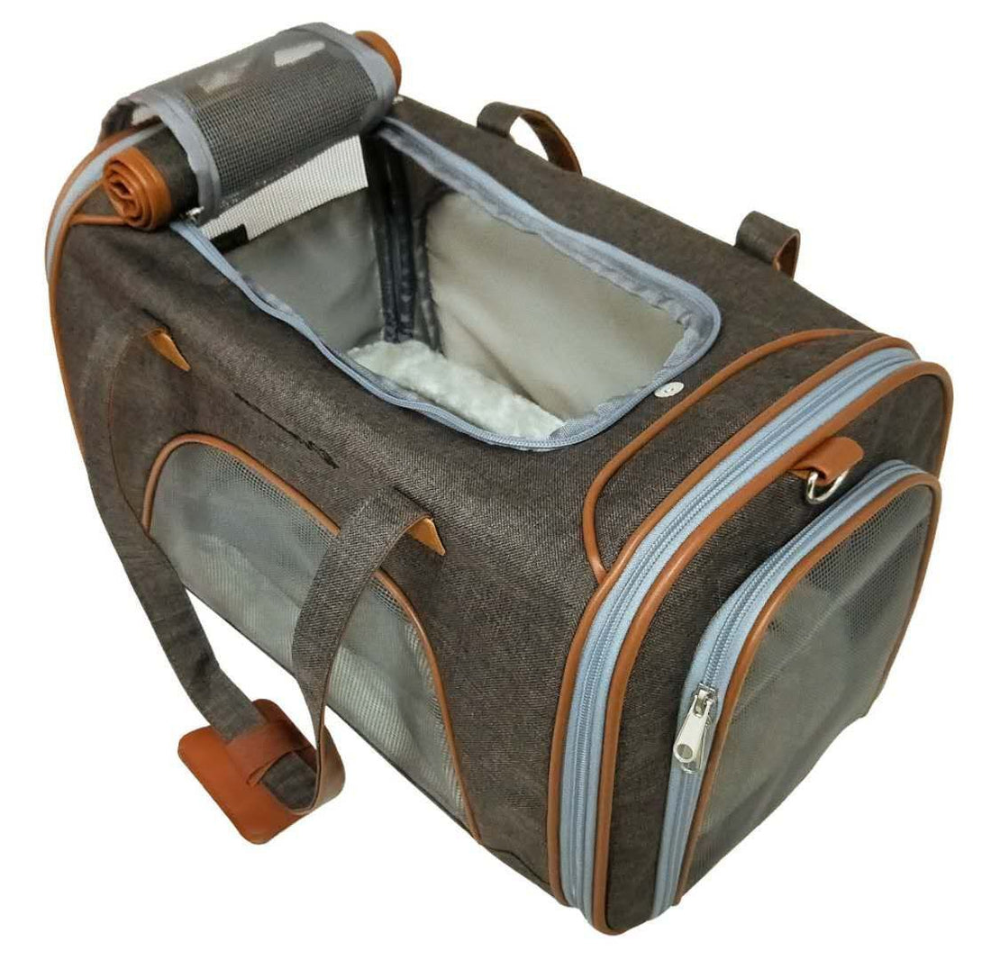 Gold Series Big Apple XL Size Airline Compliant Expandable Dog Carrier Bag – Pet Carriers by Mr. Peanut's Pet Carriers