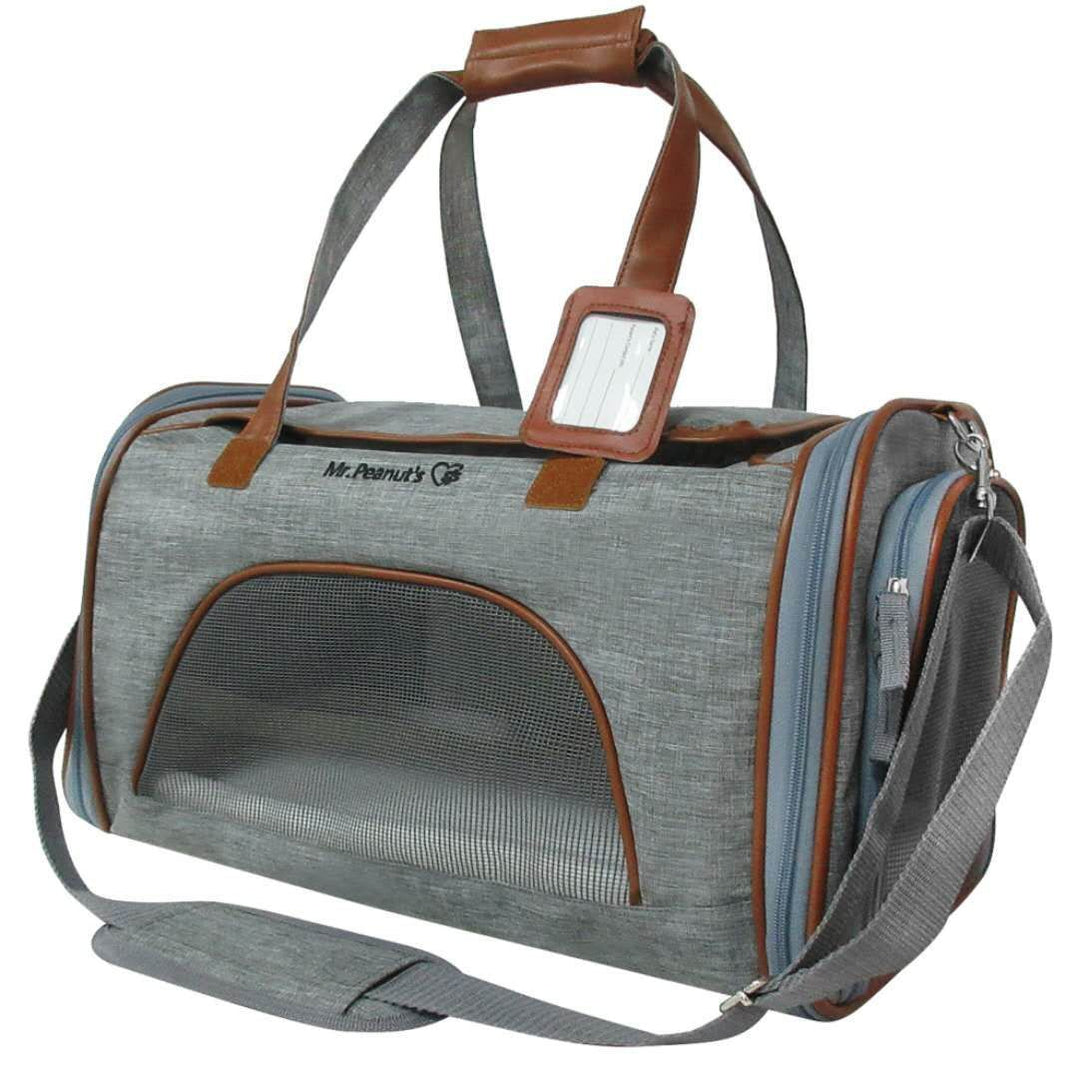 Gold Series Big Apple XL Size Airline Compliant Expandable Dog Carrier Bag – Pet Carriers by Mr. Peanut's Pet Carriers