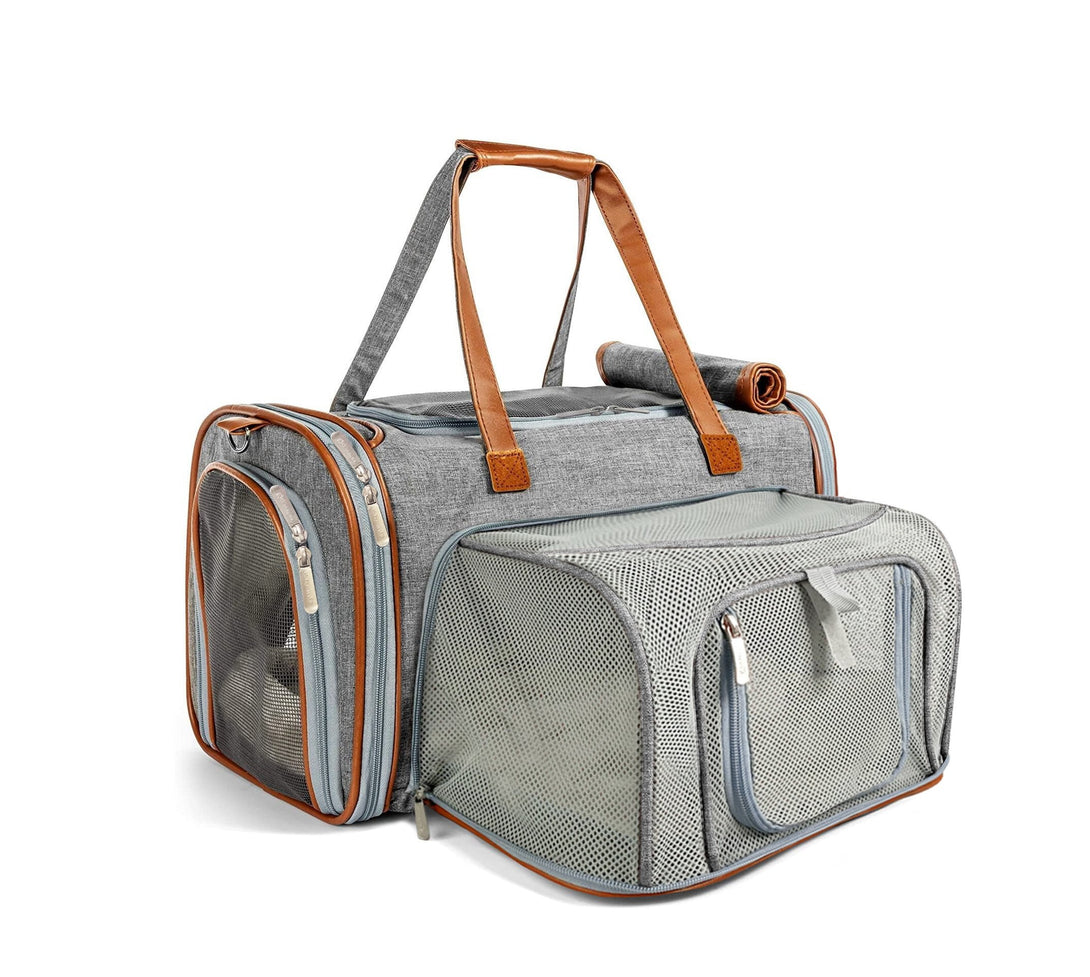 Gold Series Big Apple XL Size Airline Compliant Expandable Dog Carrier Bag – Pet Carriers by Mr. Peanut's Pet Carriers