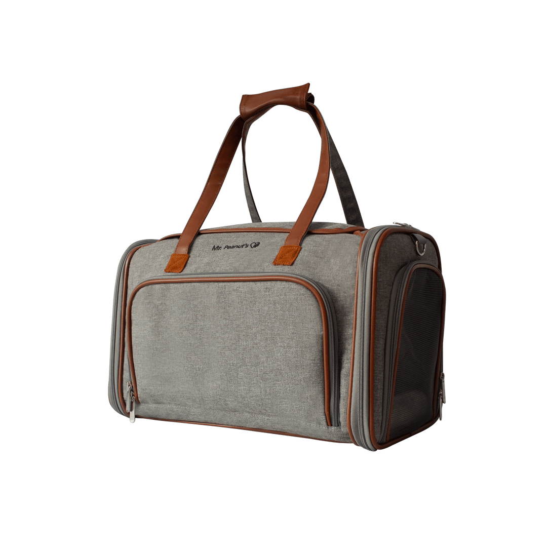 Gold Series Standard Size Airline Compliant Double Expandable Dog Carrier Bag – Pet Carriers by Mr. Peanut's Pet Carriers