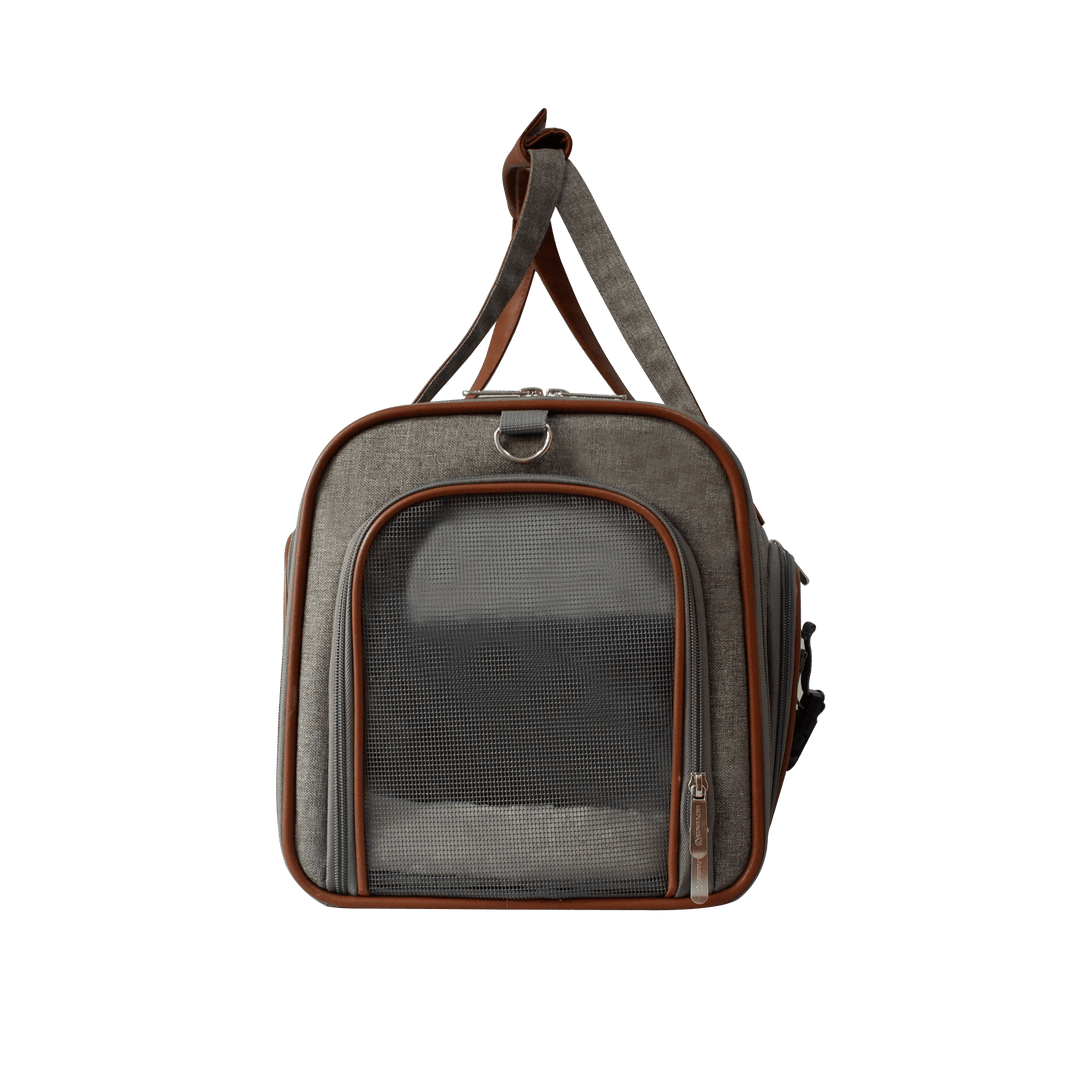 Gold Series Standard Size Airline Compliant Double Expandable Dog Carrier Bag – Pet Carriers by Mr. Peanut's Pet Carriers