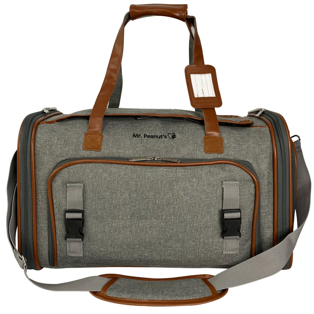 Gold Series Standard Size Airline Compliant Double Expandable Dog Carrier Bag – Pet Carriers by Mr. Peanut's Pet Carriers
