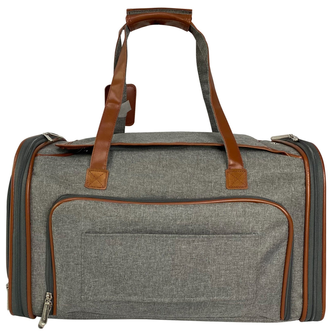 Gold Series Standard Size Airline Compliant Double Expandable Dog Carrier Bag – Pet Carriers by Mr. Peanut's Pet Carriers