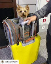 Gold Series Standard Size Airline Compliant Expandable Dog Carrier Bag – Pet Carriers by Mr. Peanut's Pet Carriers