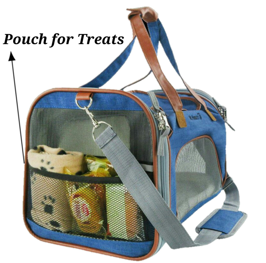 Gold Series Standard Size Airline Compliant Expandable Dog Carrier Bag – Pet Carriers by Mr. Peanut's Pet Carriers