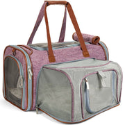 Gold Series Standard Size Airline Compliant Expandable Dog Carrier Bag – Pet Carriers by Mr. Peanut's Pet Carriers
