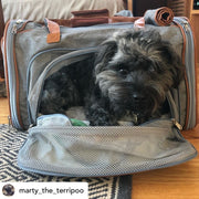Gold Series Standard Size Airline Compliant Expandable Dog Carrier Bag – Pet Carriers by Mr. Peanut's Pet Carriers