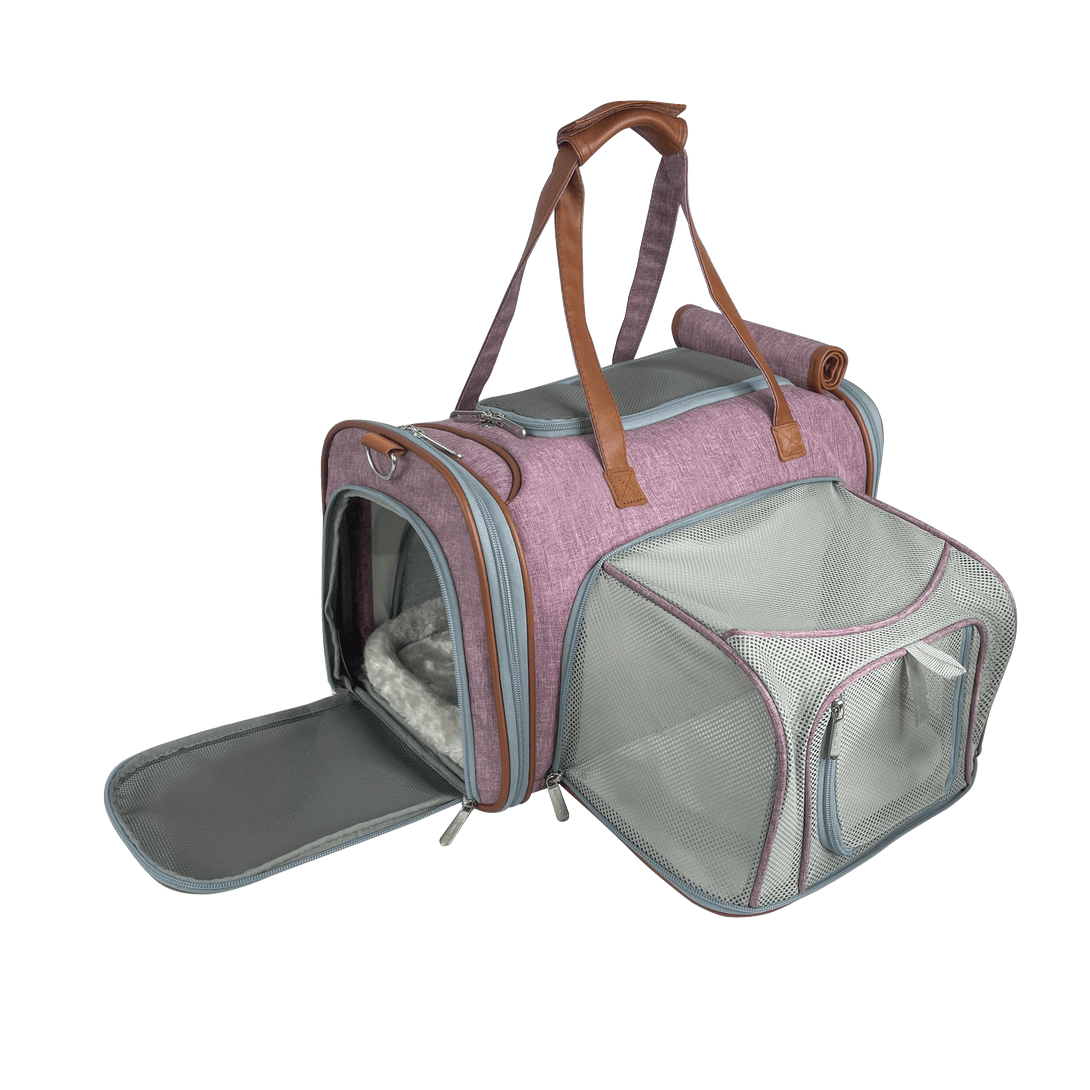 Gold Series Standard Size Airline Compliant Expandable Dog Carrier Bag – Pet Carriers by Mr. Peanut's Pet Carriers