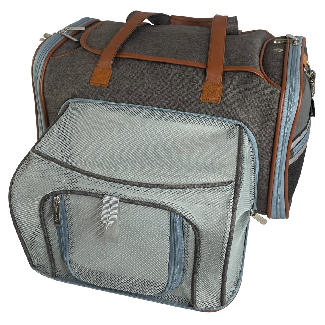 Gold Series Standard Size Airline Compliant Expandable Dog Carrier Bag – Pet Carriers by Mr. Peanut's Pet Carriers