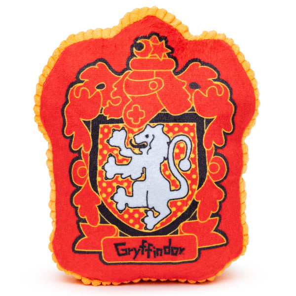 Harry Potter Gryffindor Lion Charm Crest Plush Squeaky Dog Toy – Dog Toys by Buckle - Down