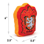 Harry Potter Gryffindor Lion Charm Crest Plush Squeaky Dog Toy – Dog Toys by Buckle - Down