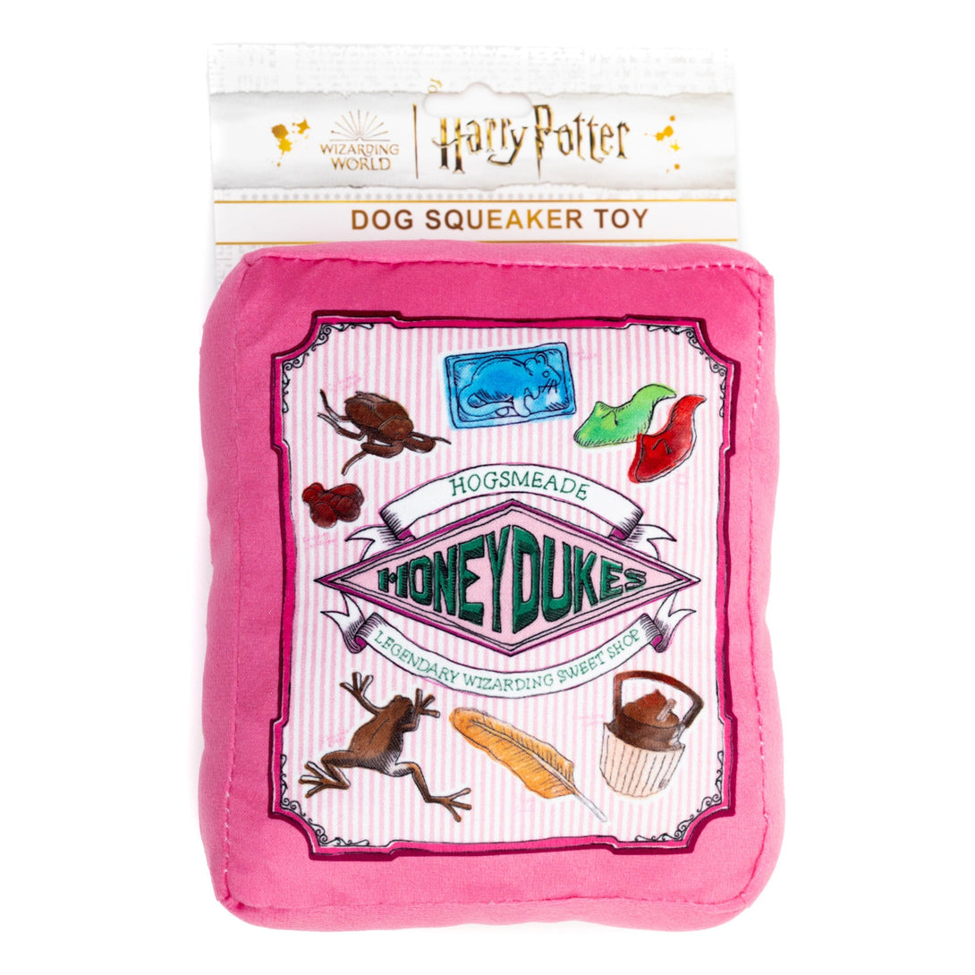 Harry Potter Honeydukes Sweet Shop Candy Box Plush Squeaky Dog Toy – Dog Toys by Buckle - Down