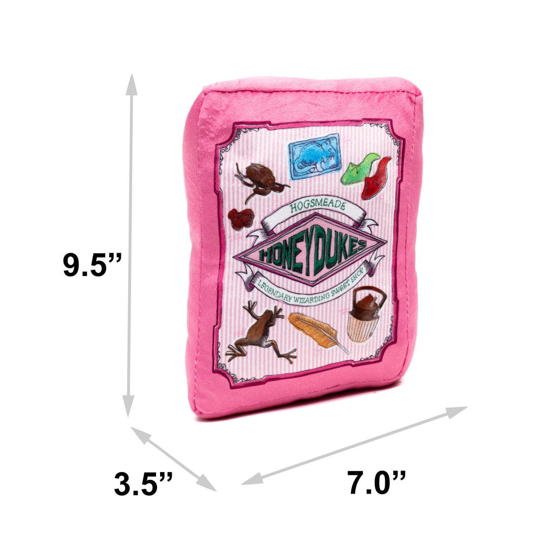 Harry Potter Honeydukes Sweet Shop Candy Box Plush Squeaky Dog Toy – Dog Toys by Buckle - Down