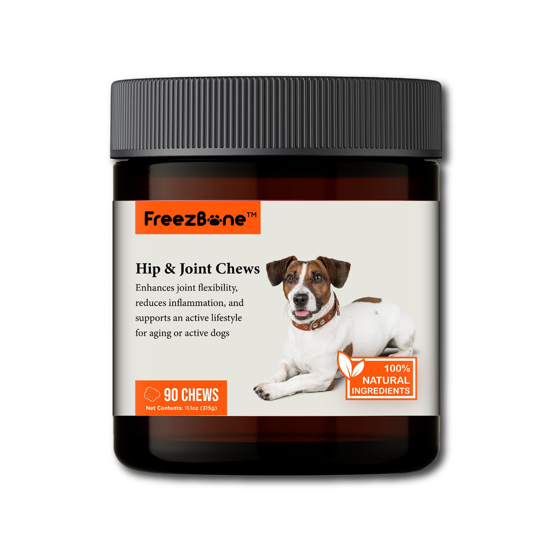 Hip & Joint Chews (90 Chews) Dog Vitamin Supplements – Dog Vitamins & Supplements by Freezbone