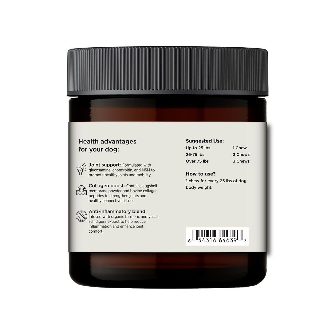 Hip & Joint Chews (90 Chews) Dog Vitamin Supplements – Dog Vitamins & Supplements by Freezbone