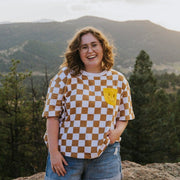 Human Oversized Cotton Smiley Tee – Mens/Womens T-Shirts by Sunbean