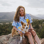 Human Oversized Cotton Smiley Tee – Mens/Womens T-Shirts by Sunbean