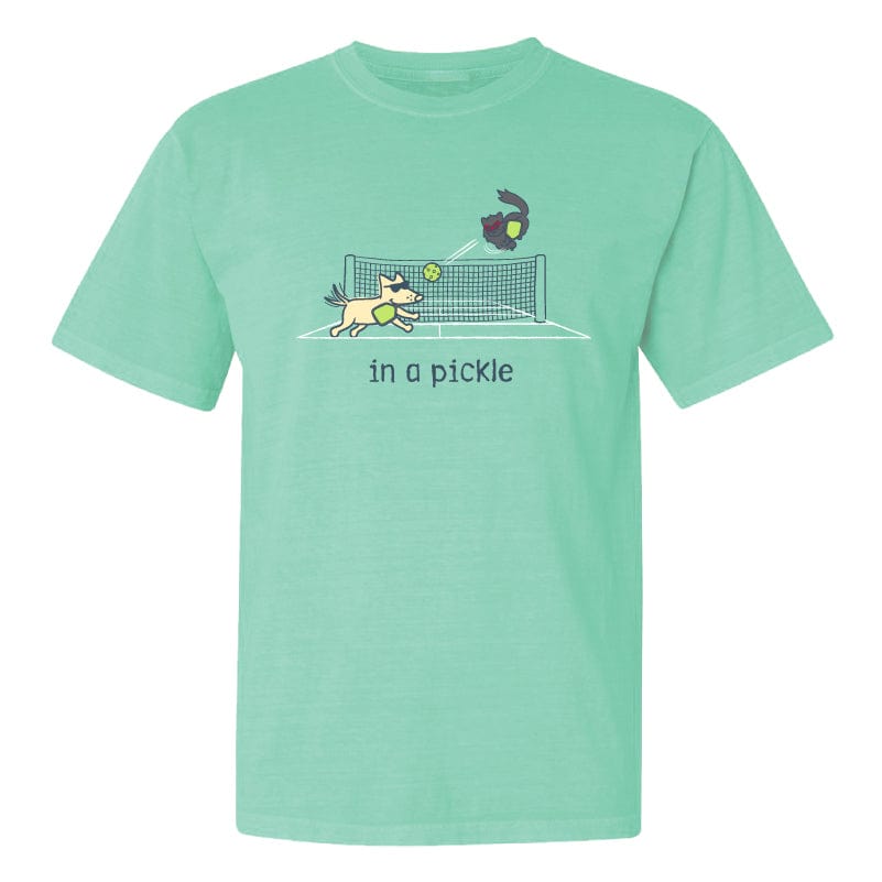 In A Pickle - Classic Tee – Mens/Womens T-Shirts by Teddy the Dog