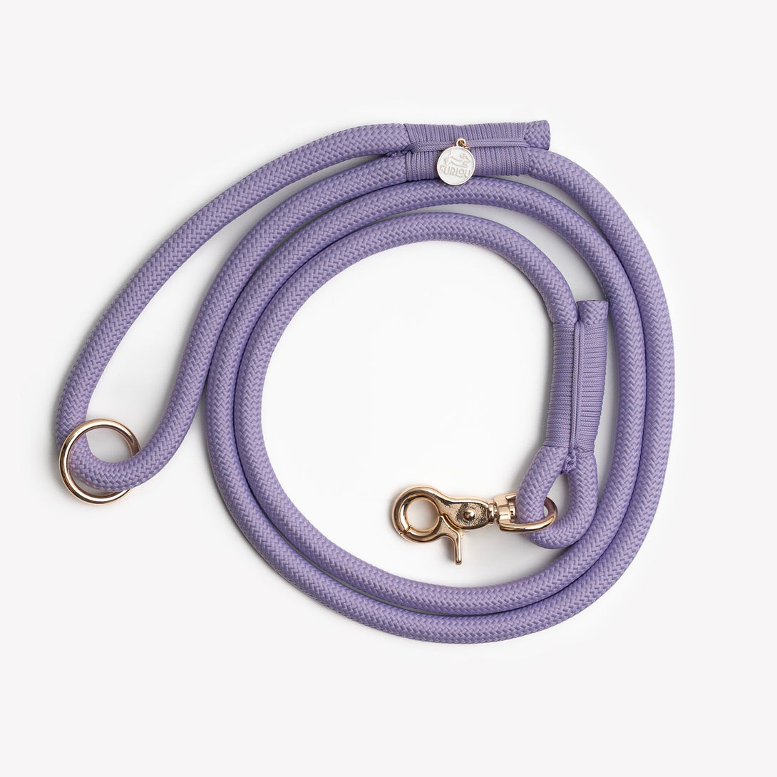 Lavender - Braided Rope Dog Leash – Dog Leashes by FURLOU