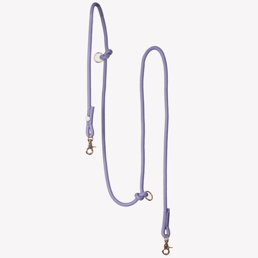 Lavender - Hands Free Braided Dog Leash – Dog Leashes by FURLOU