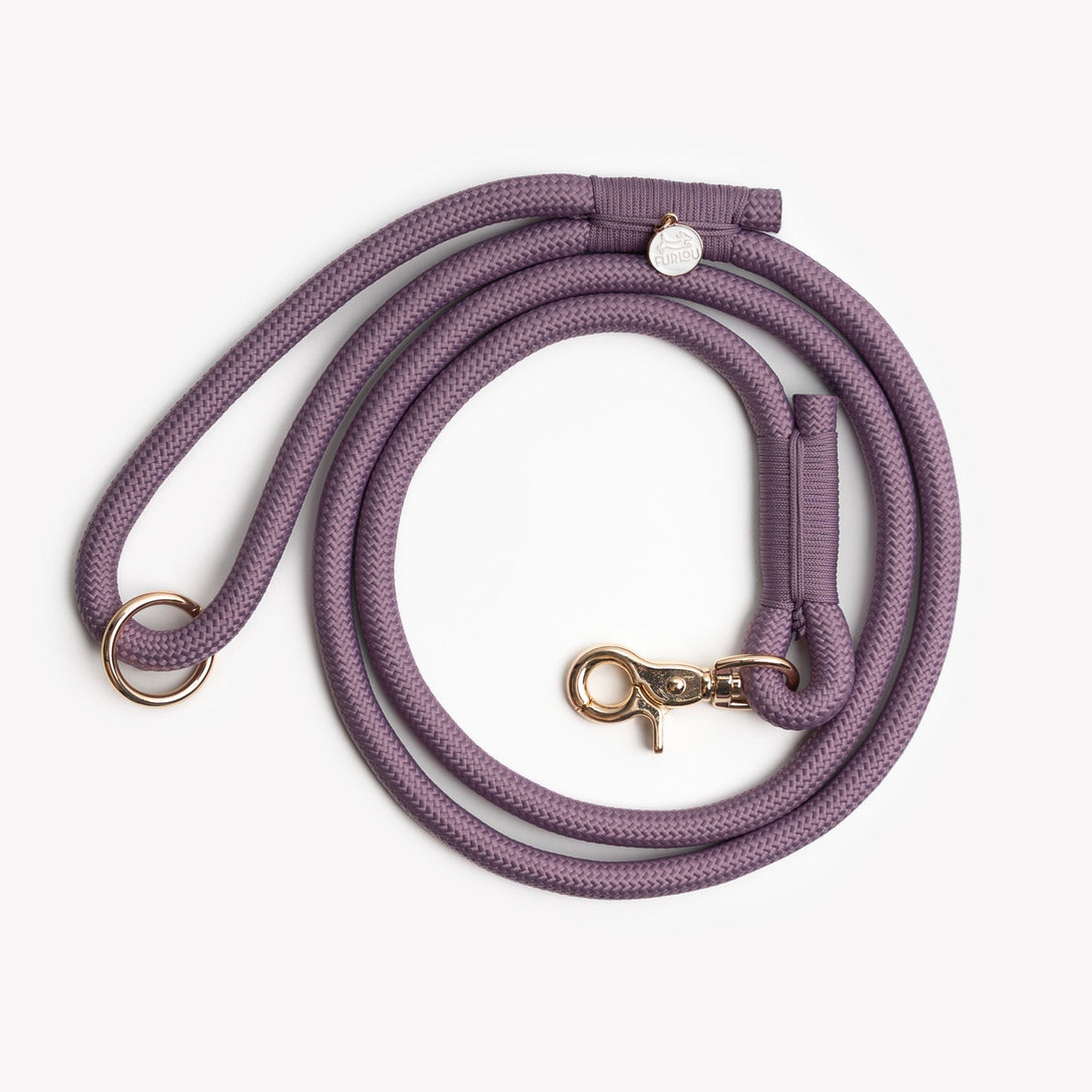 Lilac - Braided Rope Dog Leash – Dog Leashes by FURLOU
