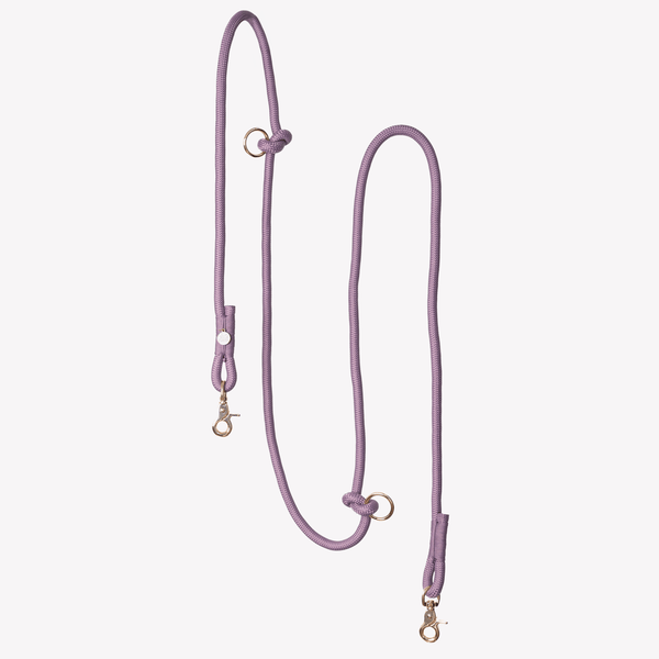 Lilac - Hands Free Braided Dog Leash – Dog Leashes by FURLOU