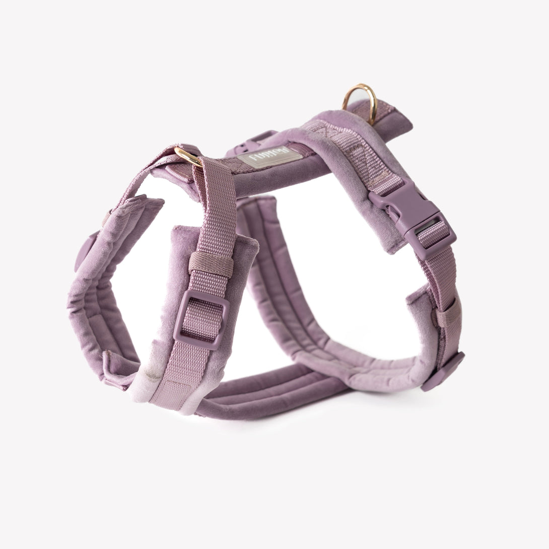 Lilac - Velvet Dog Harness – Dog Harnesses by FURLOU