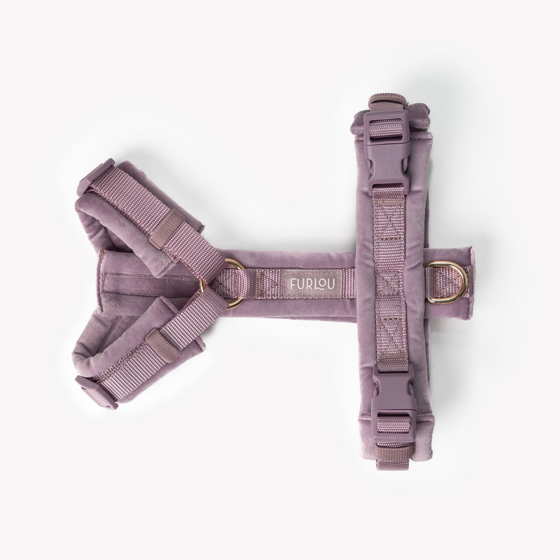 Lilac - Velvet Dog Harness – Dog Harnesses by FURLOU