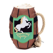 Lord of the Rings Prancing Pony Pint Mug Plush Squeaky Dog Toy – Dog Toys by Buckle - Down
