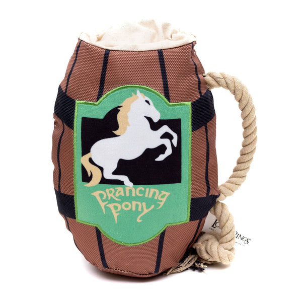 Lord of the Rings Prancing Pony Pint Mug Plush Squeaky Dog Toy – Dog Toys by Buckle - Down