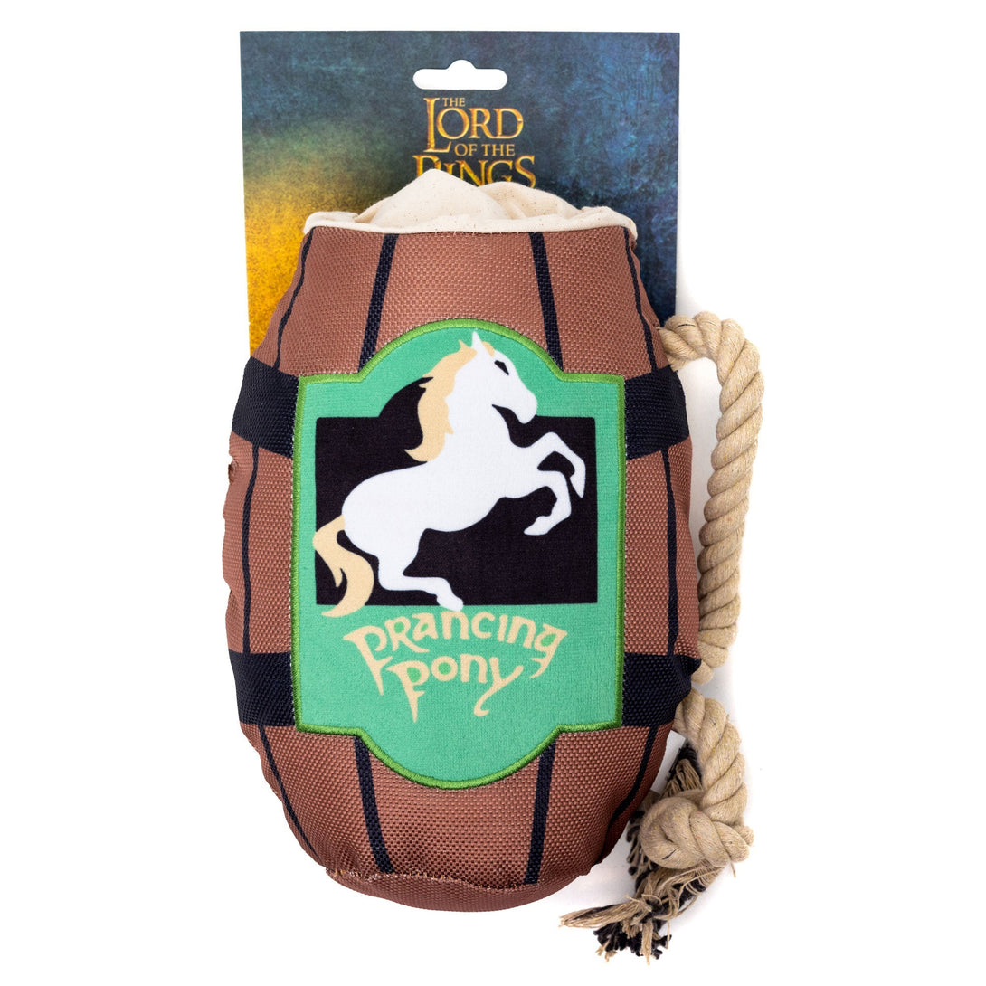 Lord of the Rings Prancing Pony Pint Mug Plush Squeaky Dog Toy – Dog Toys by Buckle - Down