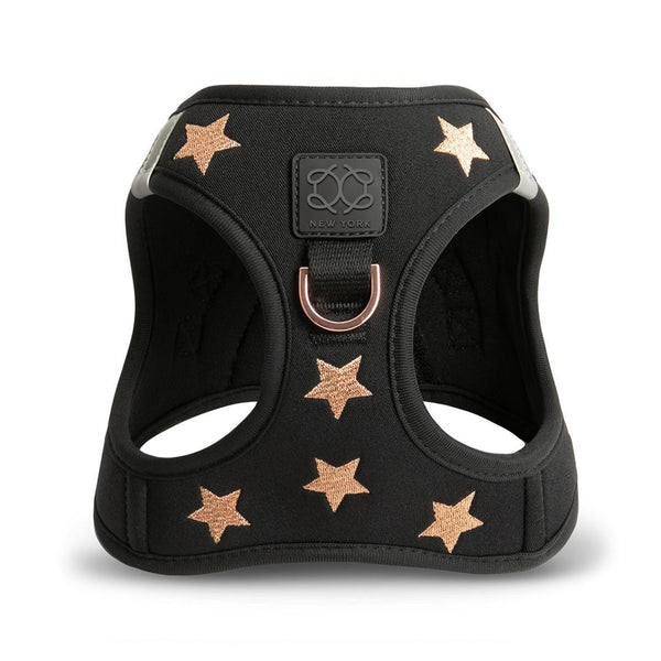 Luxe No Pull Step-In Dog Harness - Embroidered Rockstar