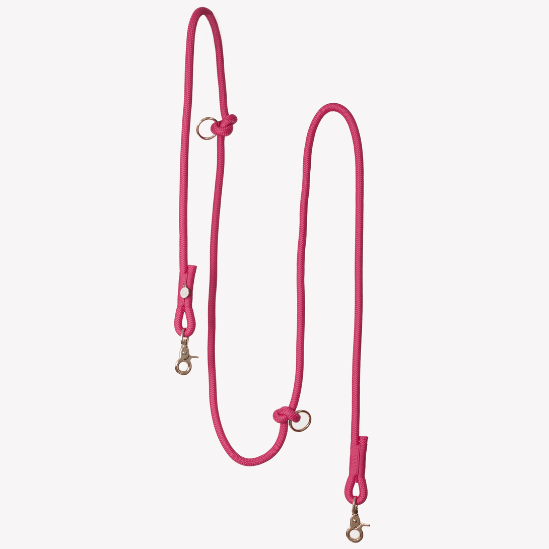 Magenta - Hands Free Braided Dog Leash – Dog Leashes by FURLOU