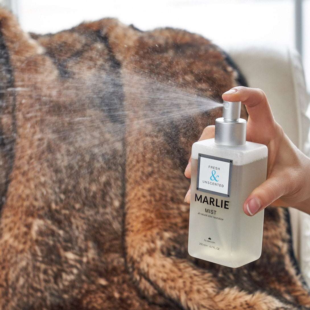 Marlie Mist Pet Odor Eliminator Spray with Essential Oils – Fragrance & Deodorizing by Paw.com