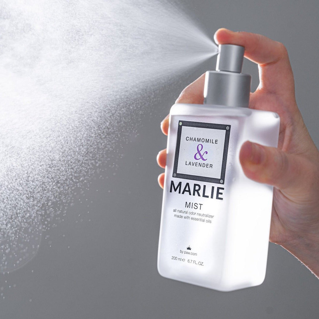 Marlie Mist Pet Odor Eliminator Spray with Essential Oils – Fragrance & Deodorizing by Paw.com
