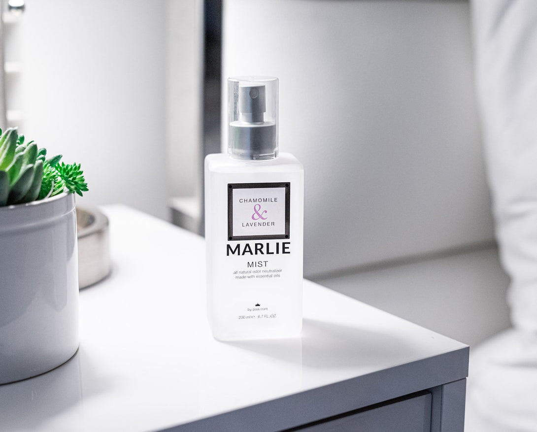 Marlie Mist Pet Odor Eliminator Spray with Essential Oils – Fragrance & Deodorizing by Paw.com