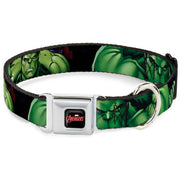 Marvel Comics Avengers Hulk Seatbelt Buckle Dog Collar – Dog Collars by Buckle - Down
