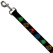Marvel Comics Avengers Superhero Logos Multi Color Dog Leash – Dog Leashes by Buckle - Down