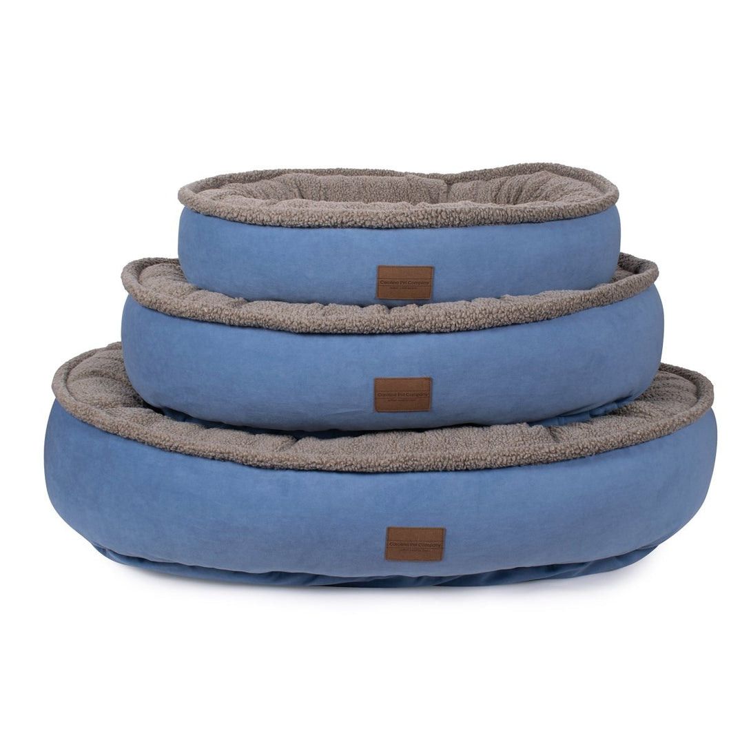 Microfiber Comfy Cup Bolster Dog Bed – Dog Beds by Carolina Pet Co.