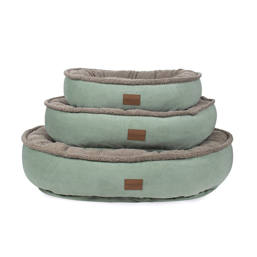 Microfiber Comfy Cup Bolster Dog Bed – Dog Beds by Carolina Pet Co.