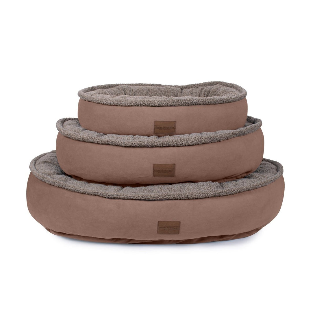 Microfiber Comfy Cup Bolster Dog Bed – Dog Beds by Carolina Pet Co.