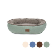 Microfiber Comfy Cup Bolster Dog Bed – Dog Beds by Carolina Pet Co.