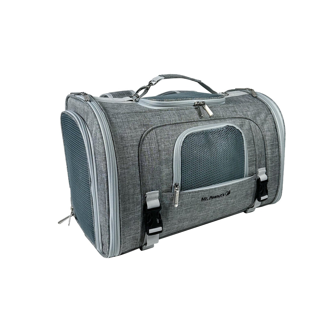 Monterey Series Horizontal Backpack Airline Compliant Backpack Dog Carrier – Pet Carriers by Mr. Peanut's Pet Carriers